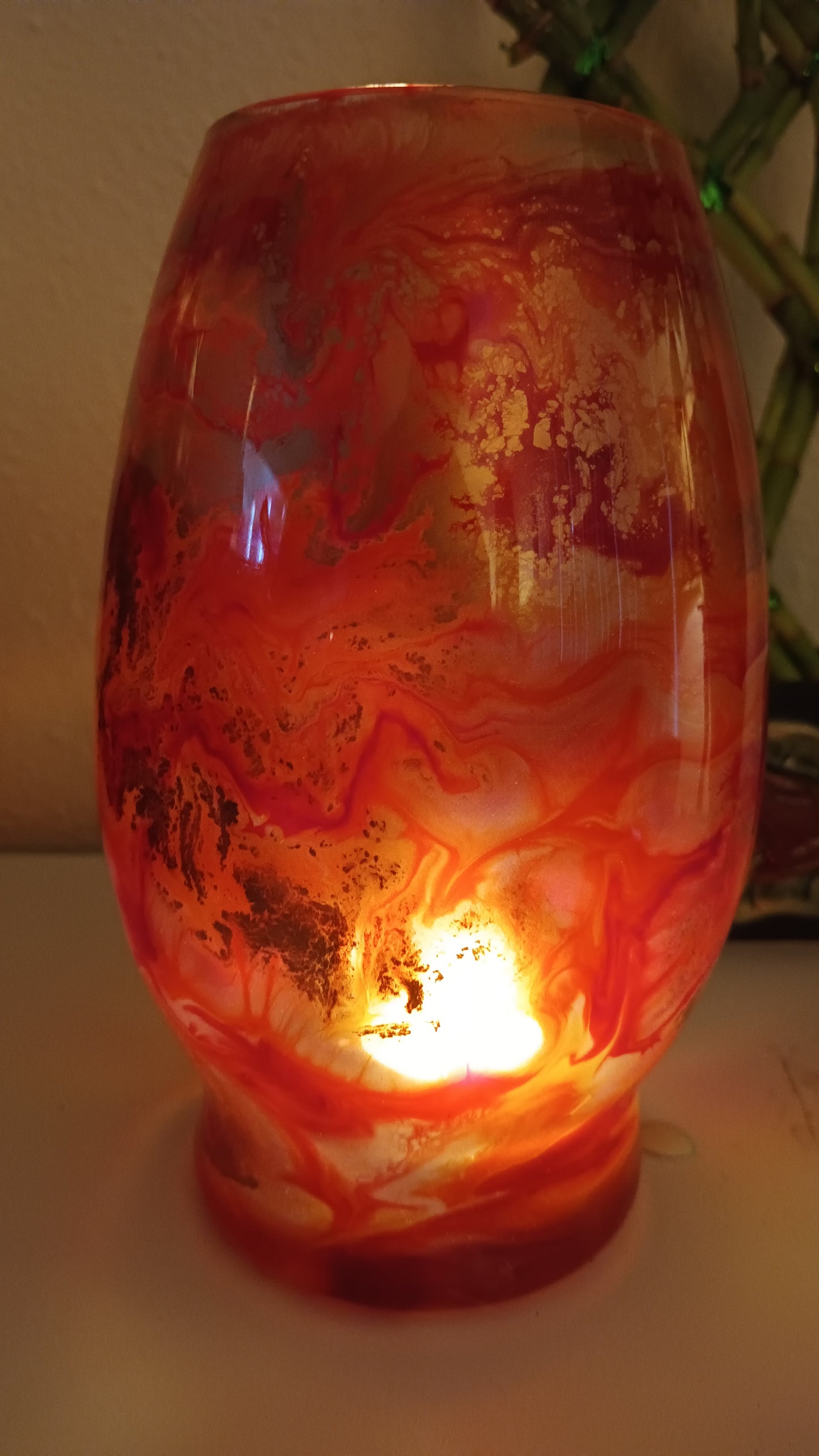 Golden Fall Vase