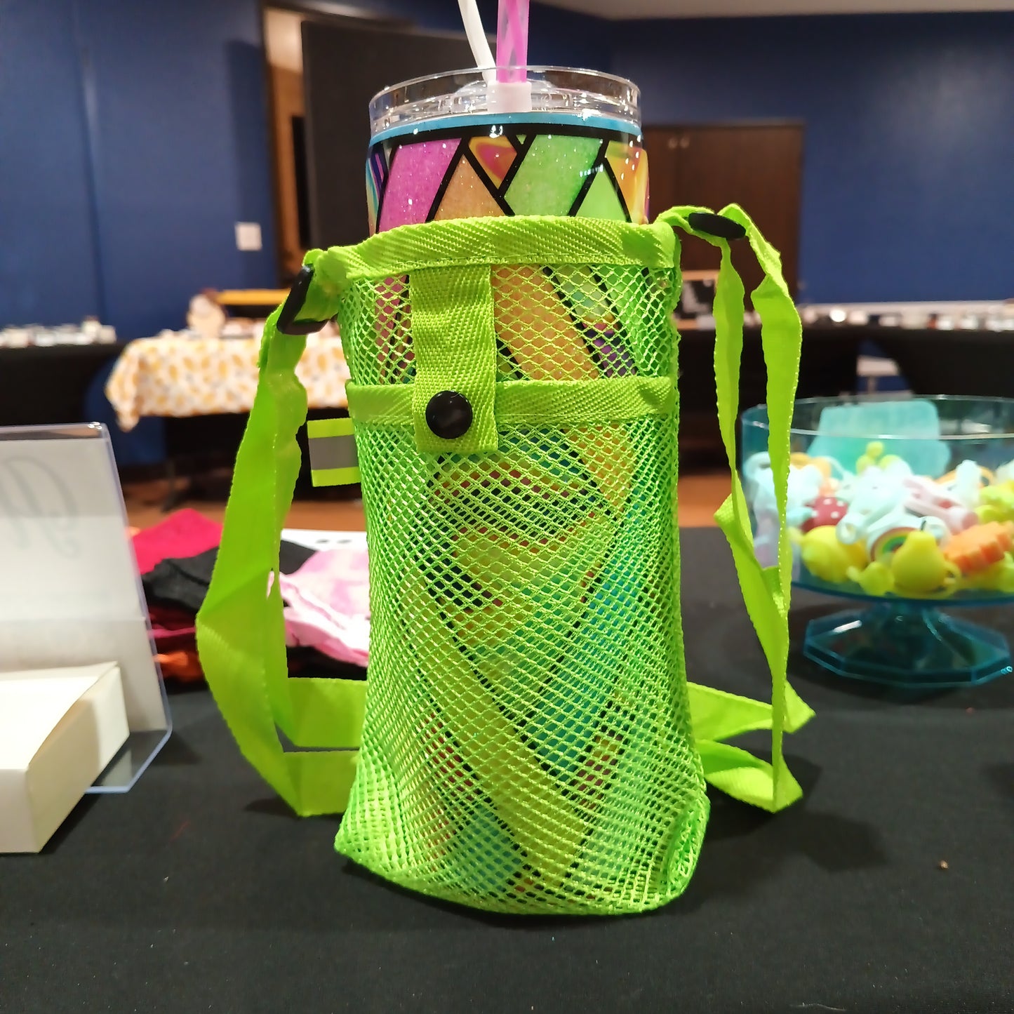 Mesh tumbler bag