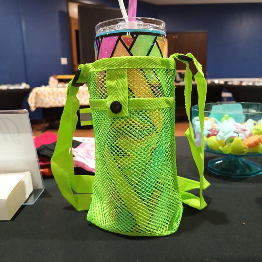 Mesh tumbler bag