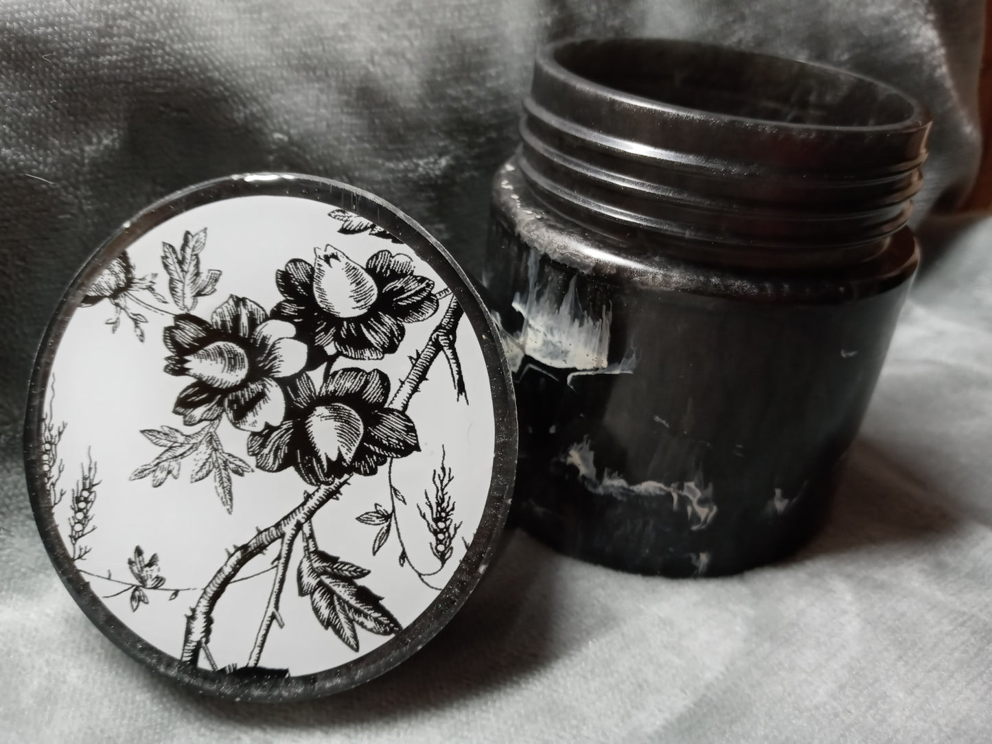 Black & White Stash Jar set