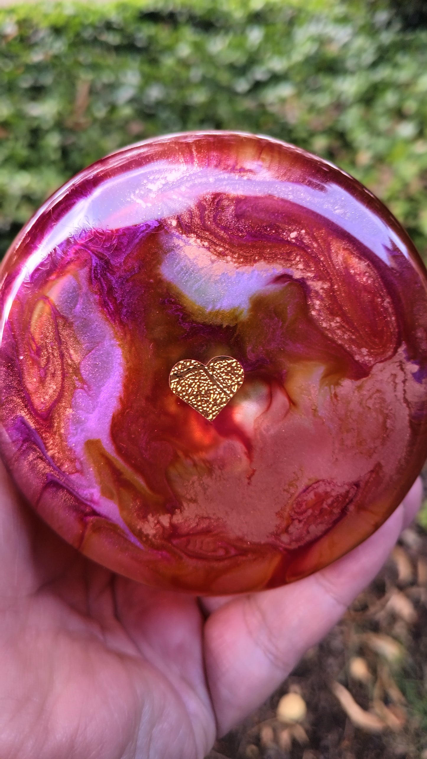 Golden Fall Vase