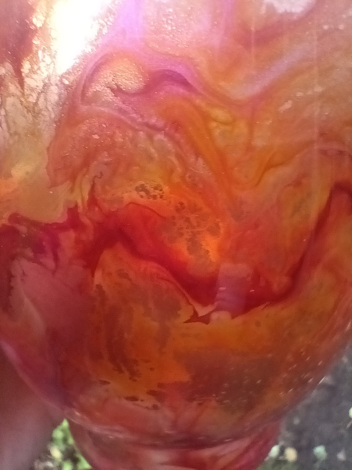 Golden Fall Vase