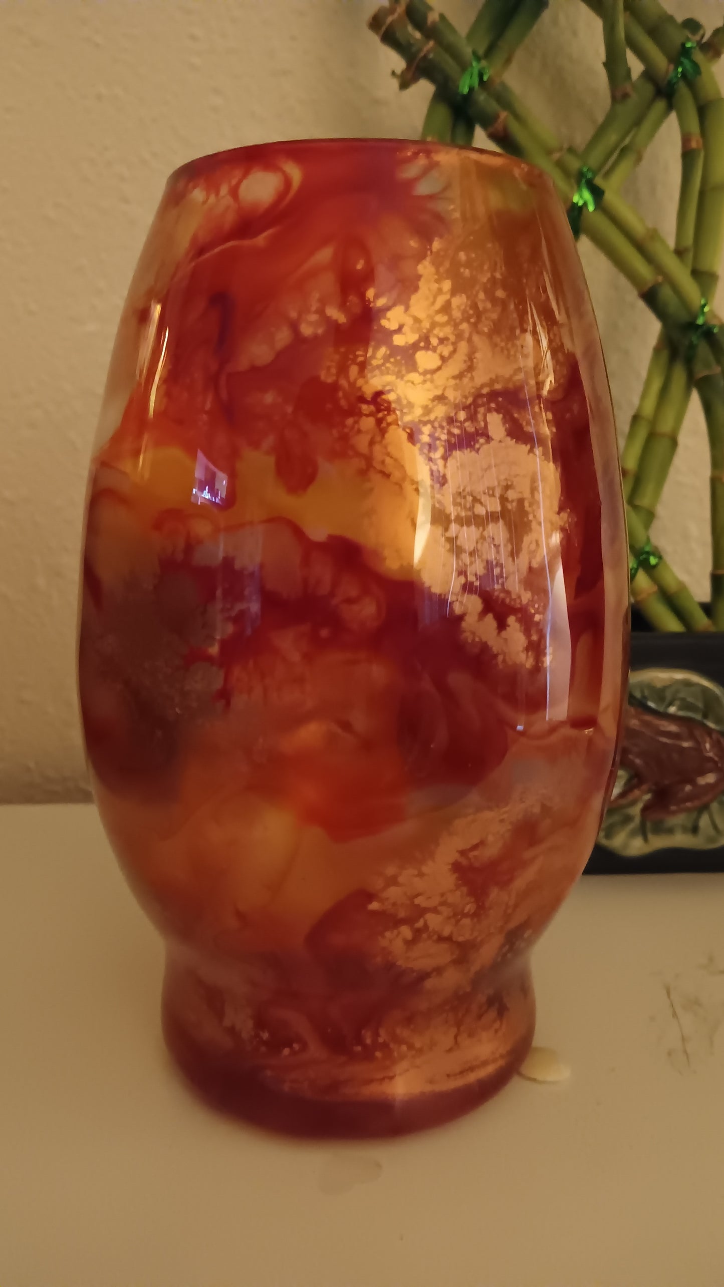 Golden Fall Vase