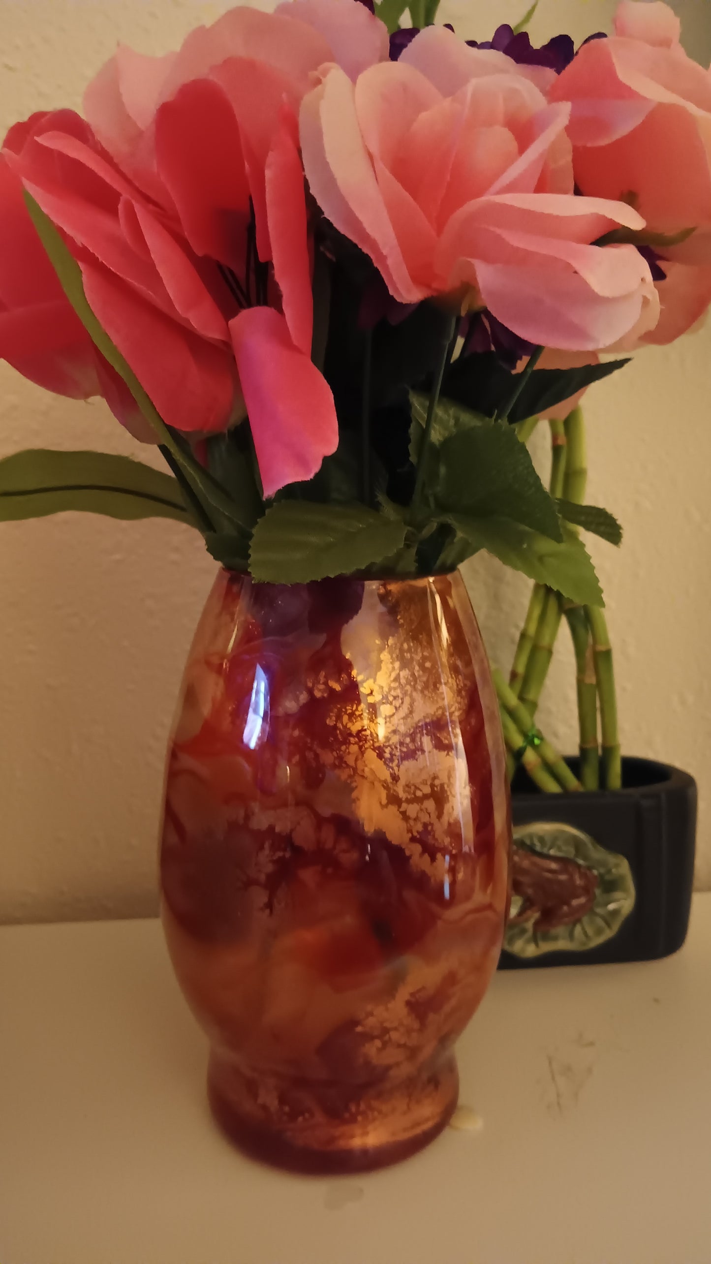 Golden Fall Vase