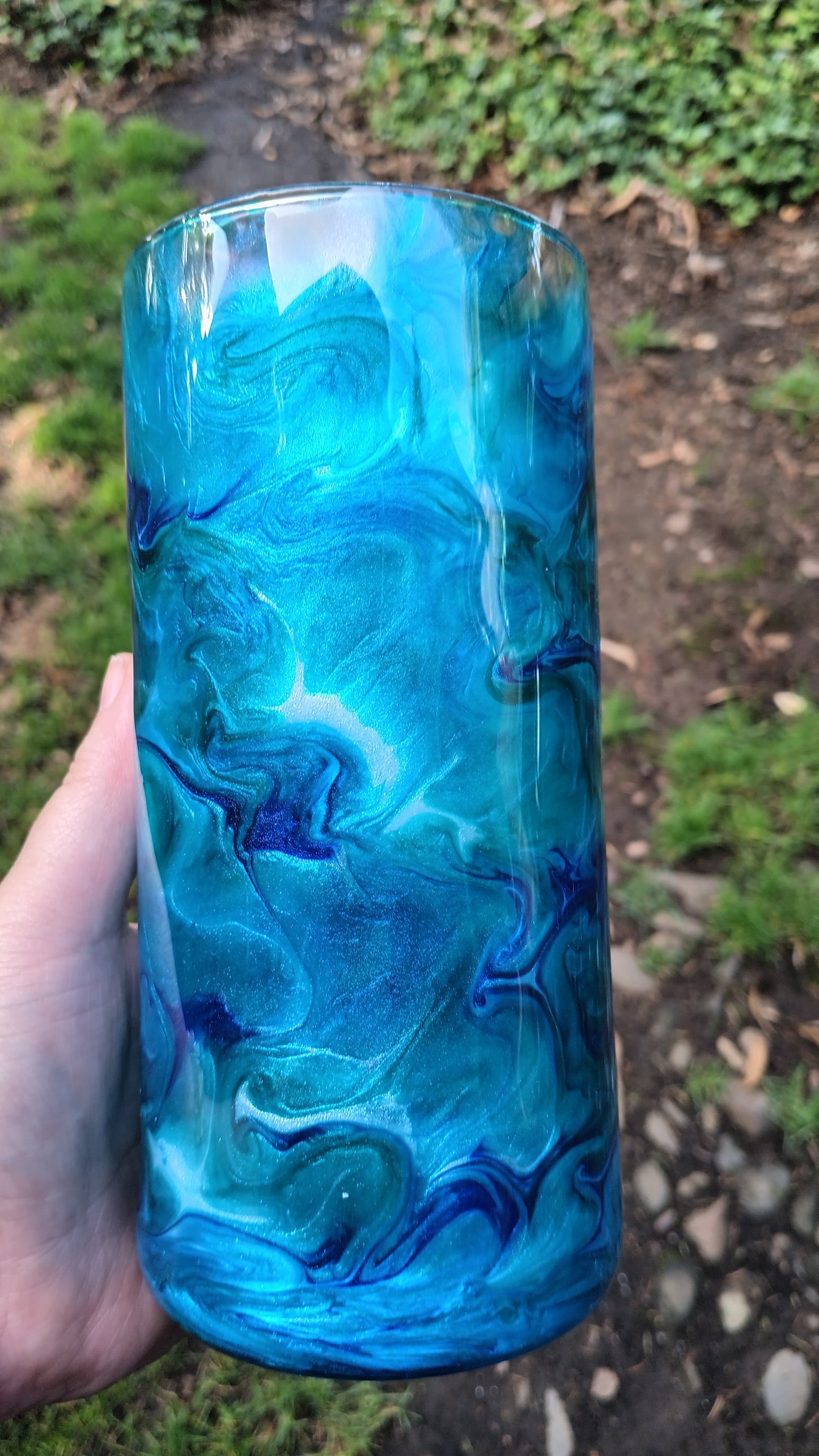 Blue vase