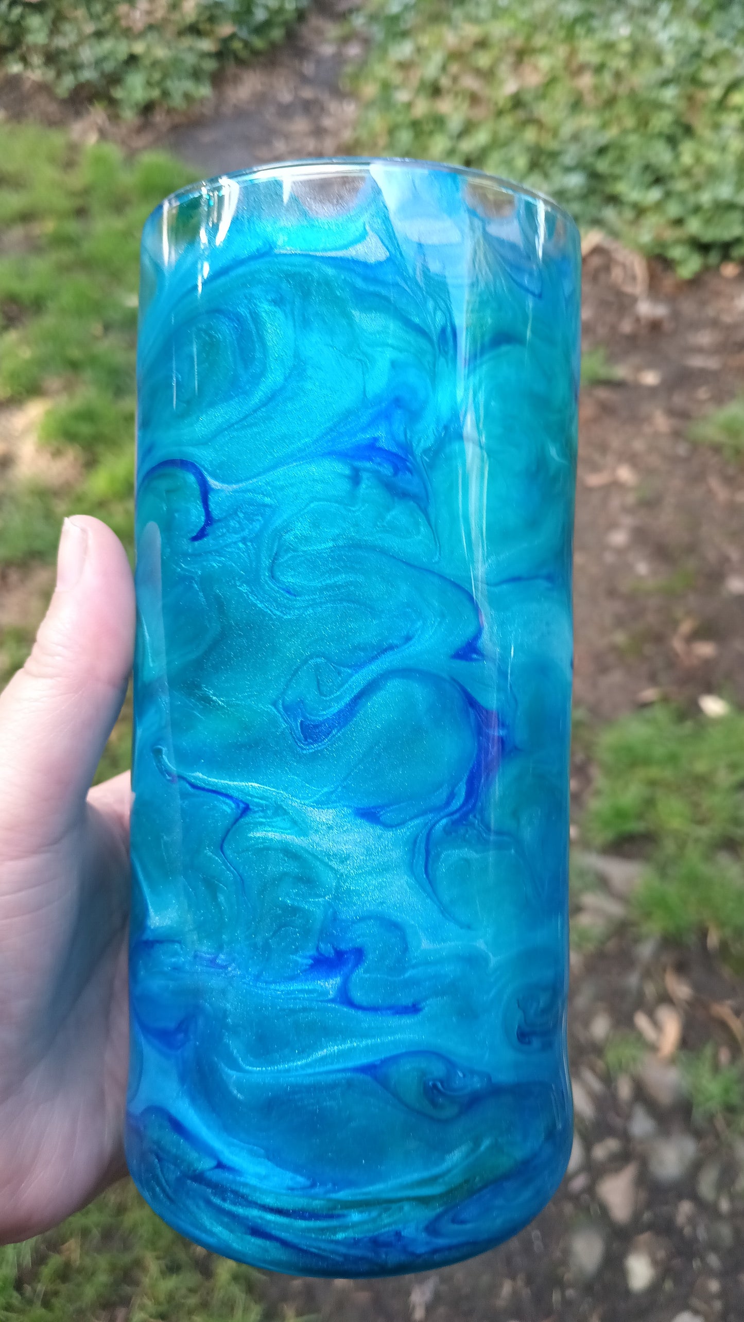 Blue vase