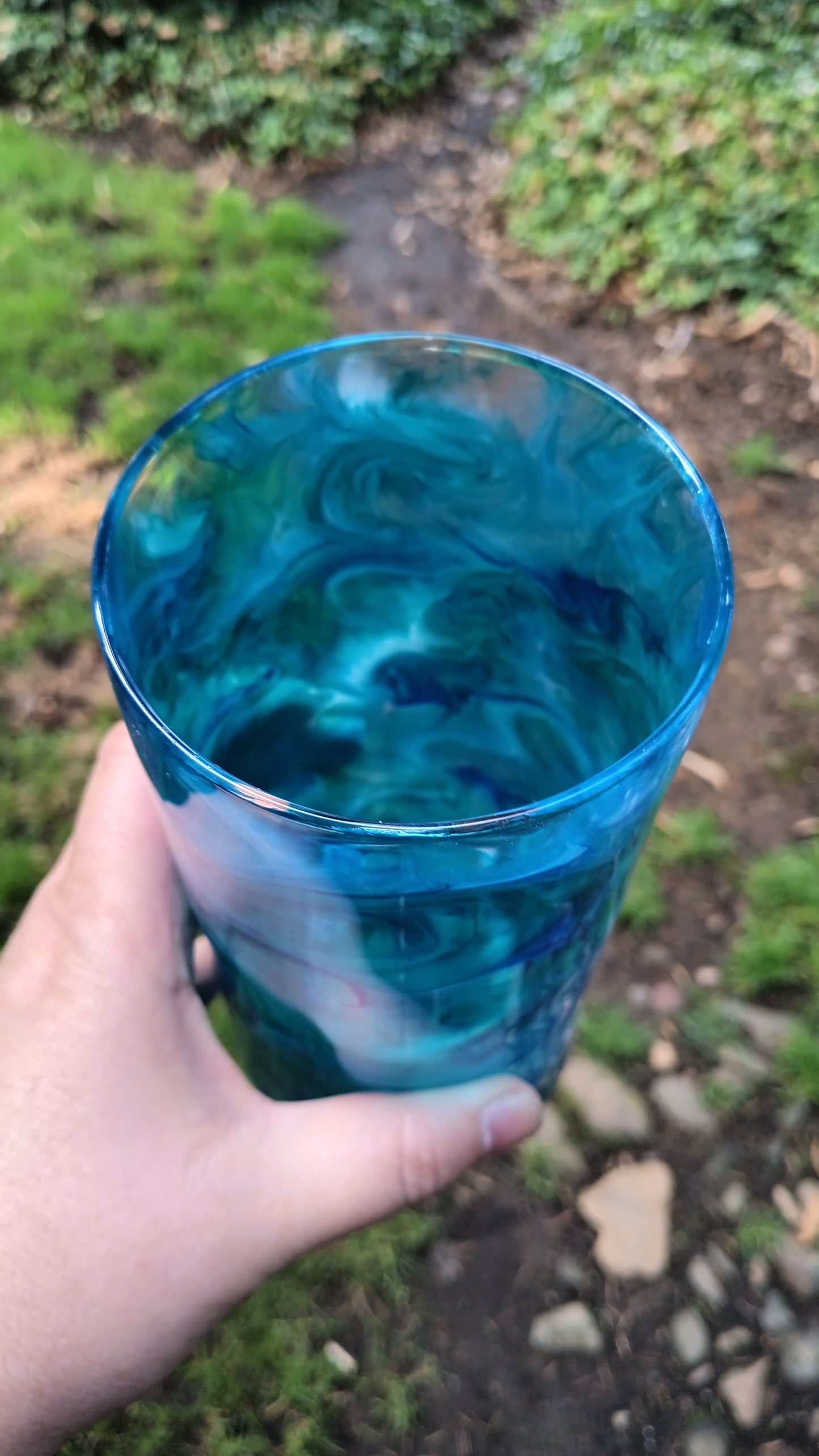 Blue vase
