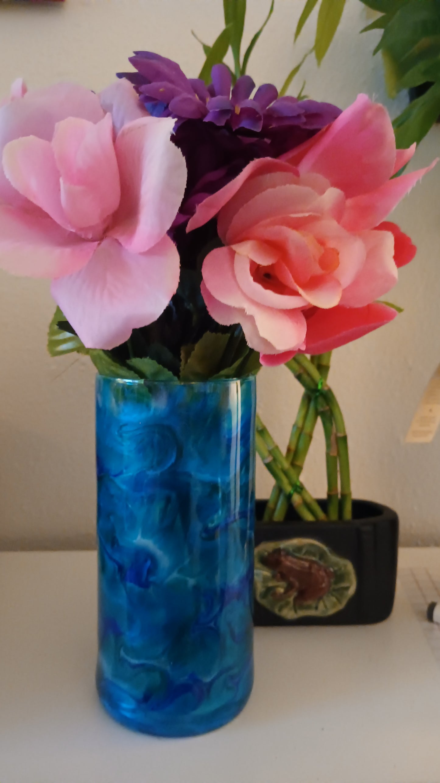 Blue vase
