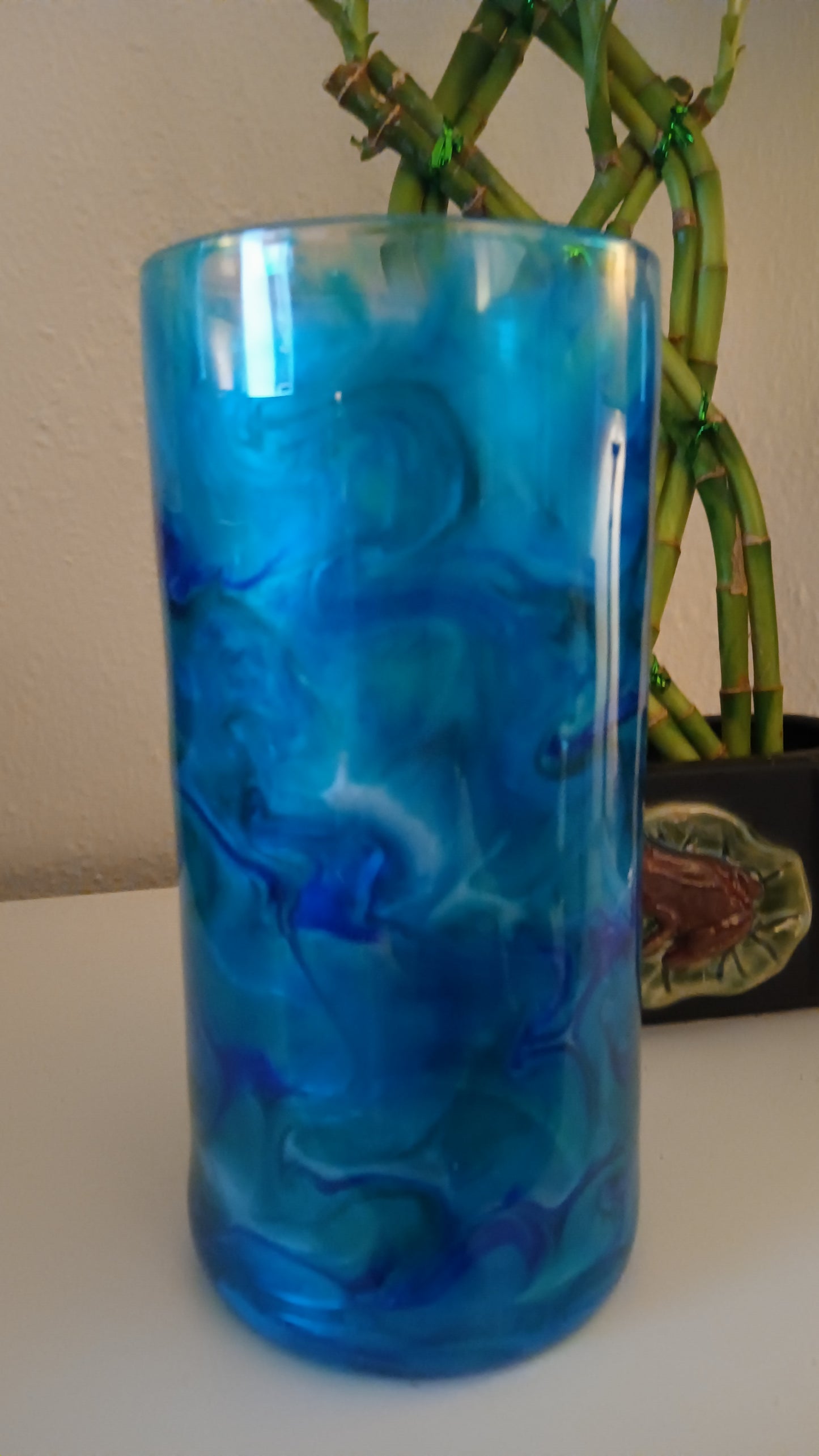 Blue vase