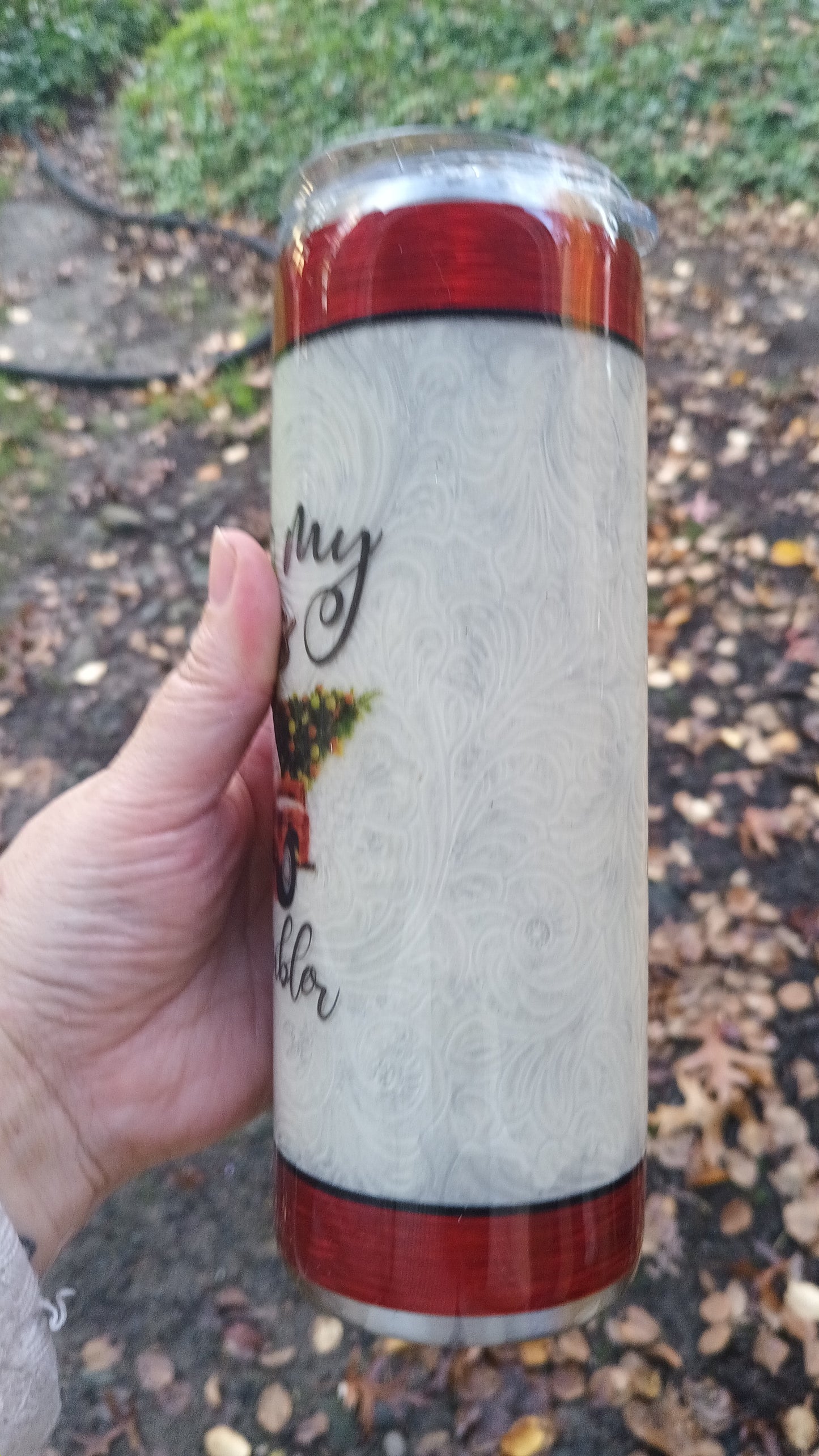 Christmas truck - Red