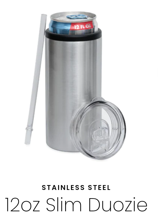 Custom 12 oz Slim Douzie