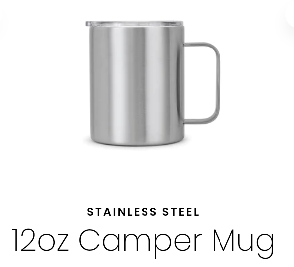 Custom 12 oz Camper Mug