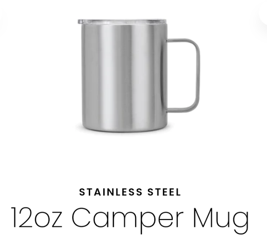 Custom 12 oz Camper Mug