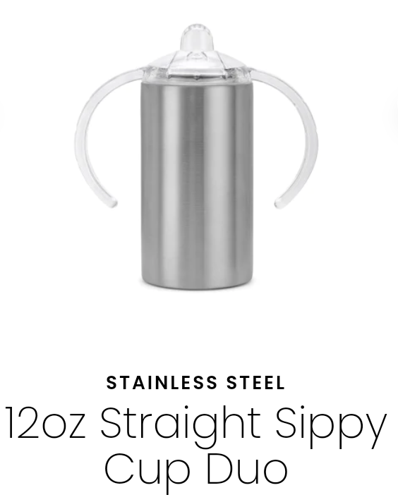 Custom 12 oz Transition Sippy