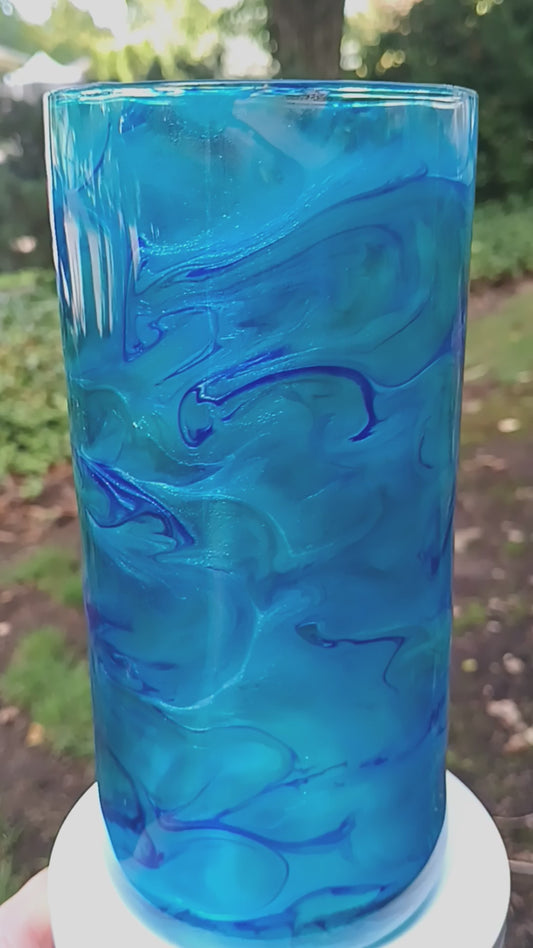Blue vase